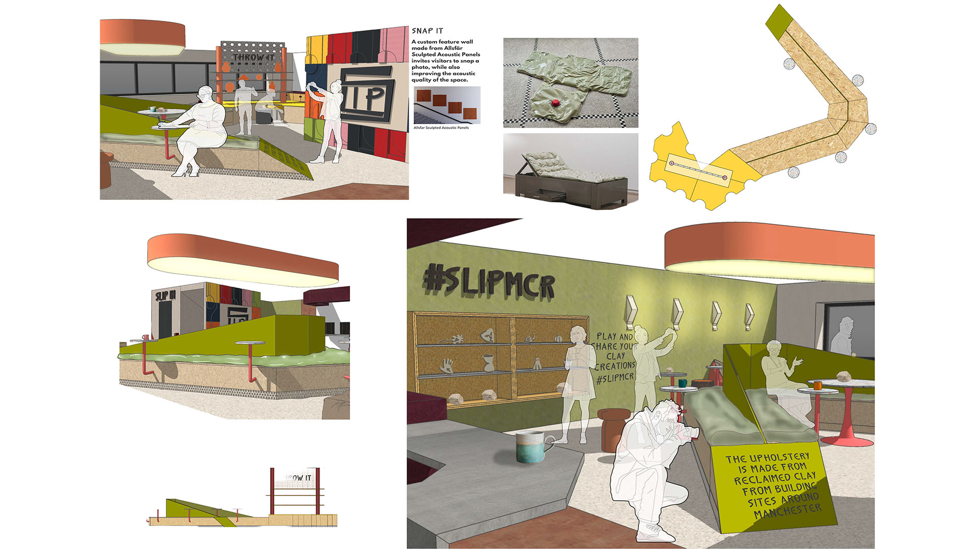 Interior design artwork by a student