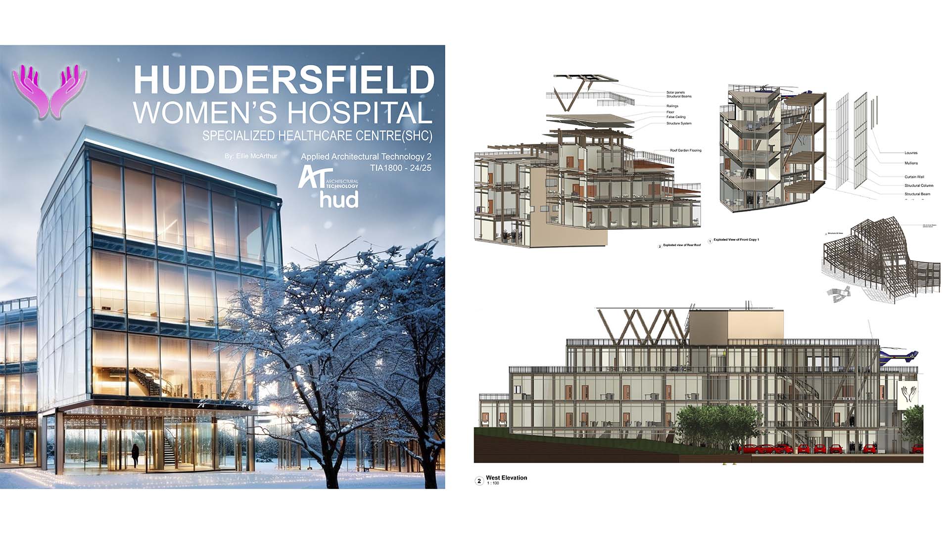 Huddersfield Womens Hospital – designed and modelled by Ellie McArthur