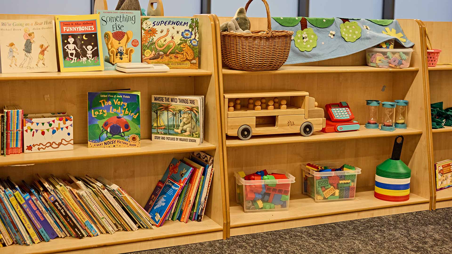 Primary education bookshelf