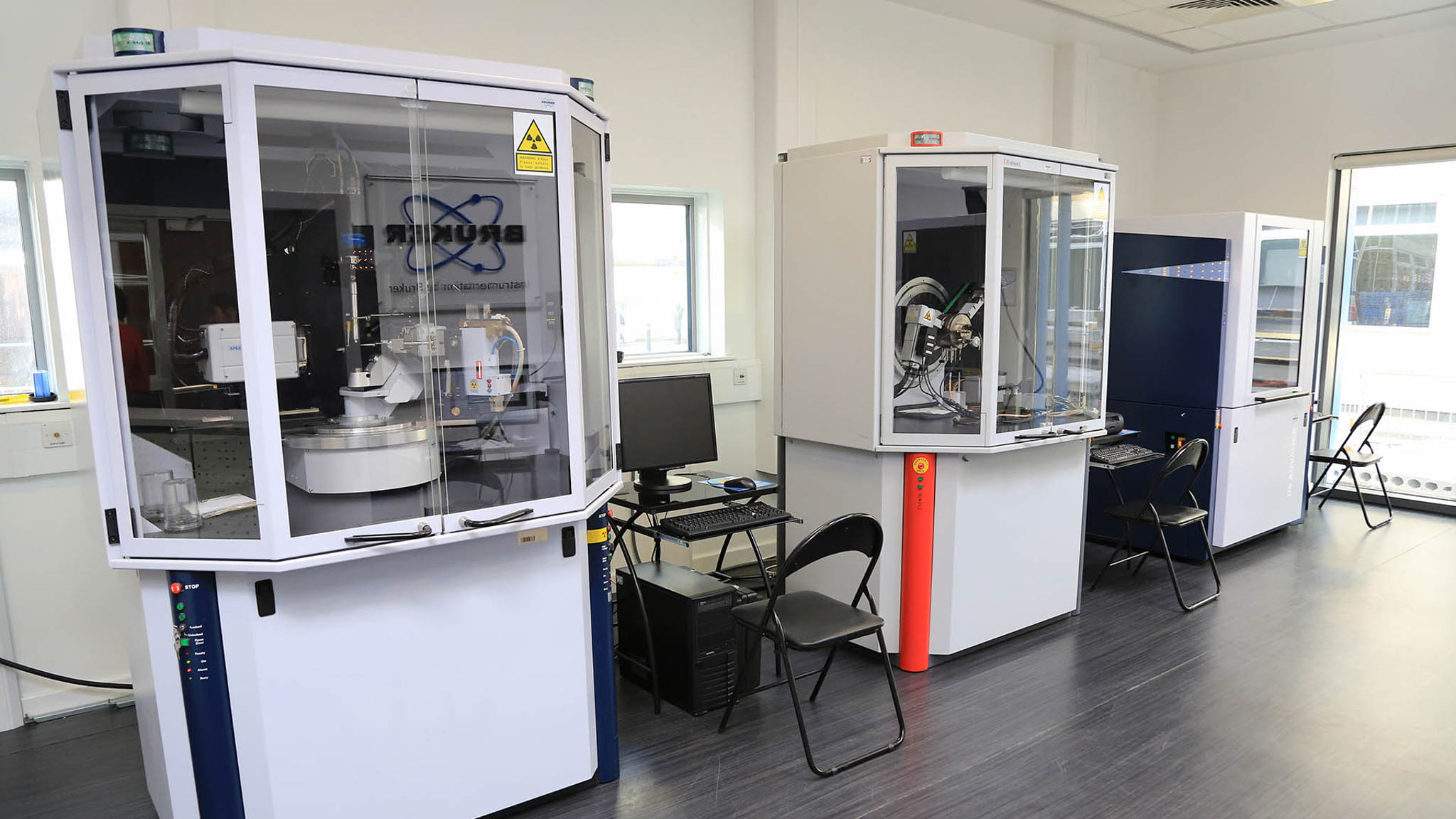 Chemistry facilities including machines and computers