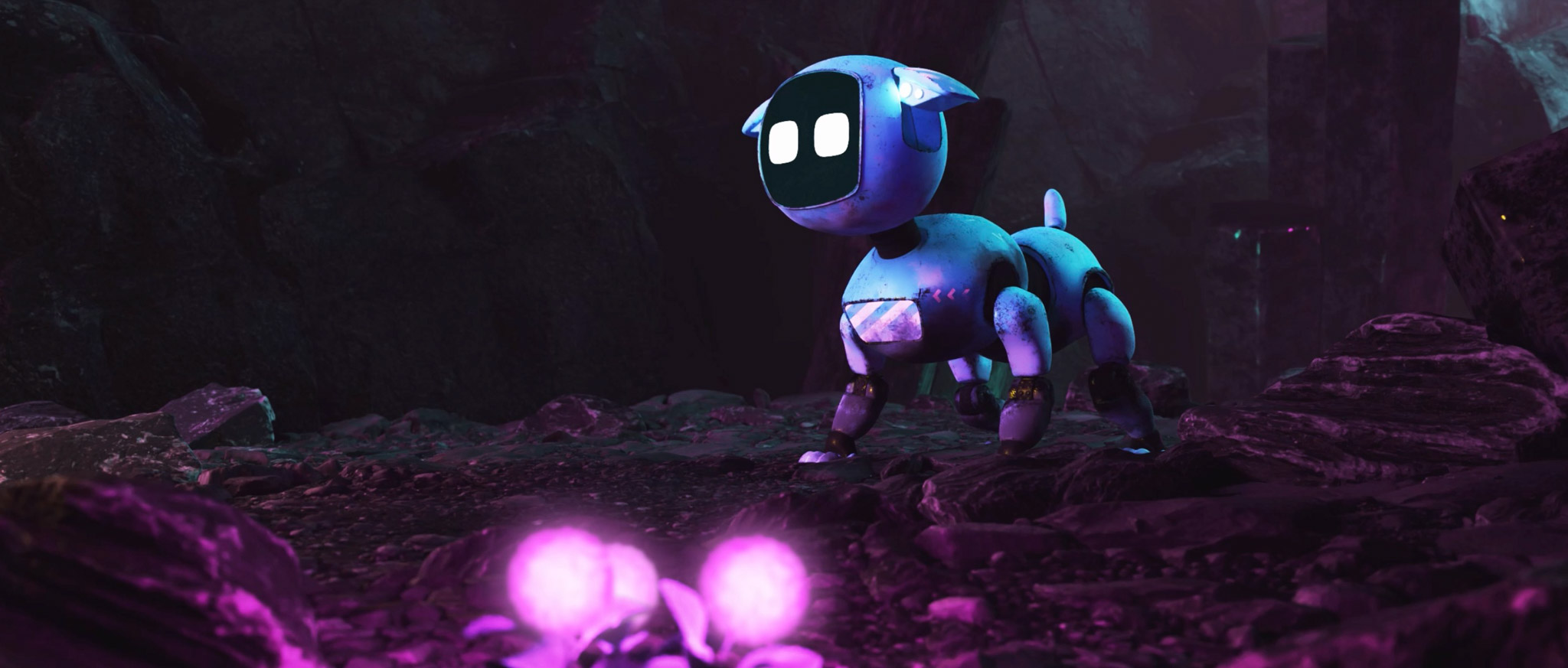 Animation of a robot dog