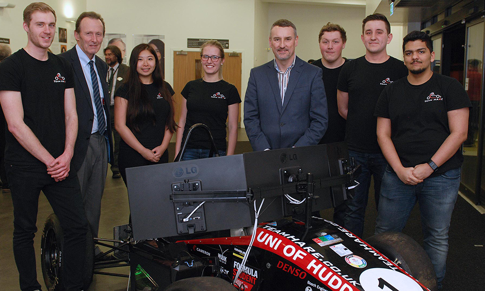 Jon Hilton with the Team HARE students