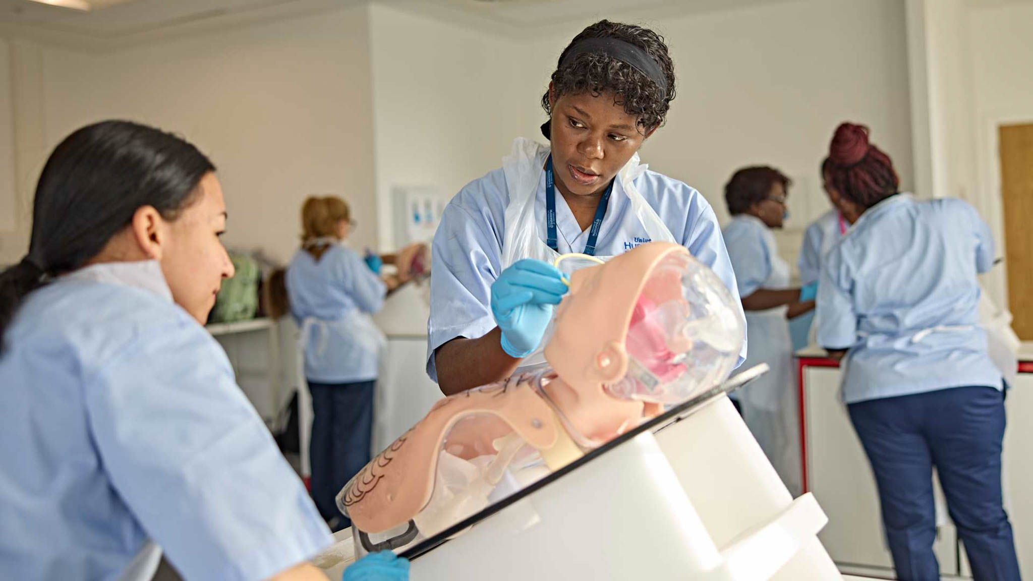 Inserting a nasogastric feeding tube