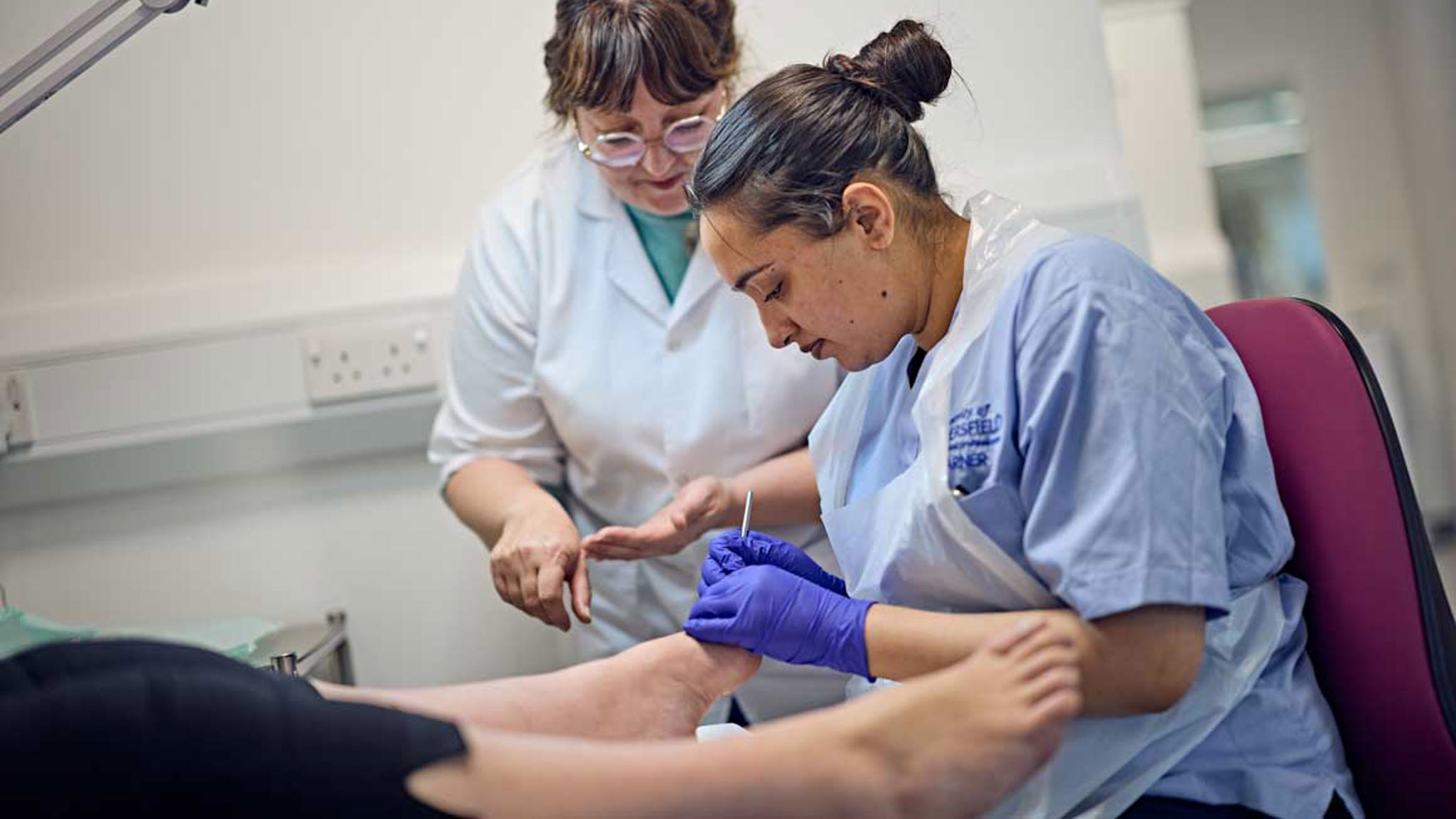 Gaining hands-on experience in complex care under expert supervision