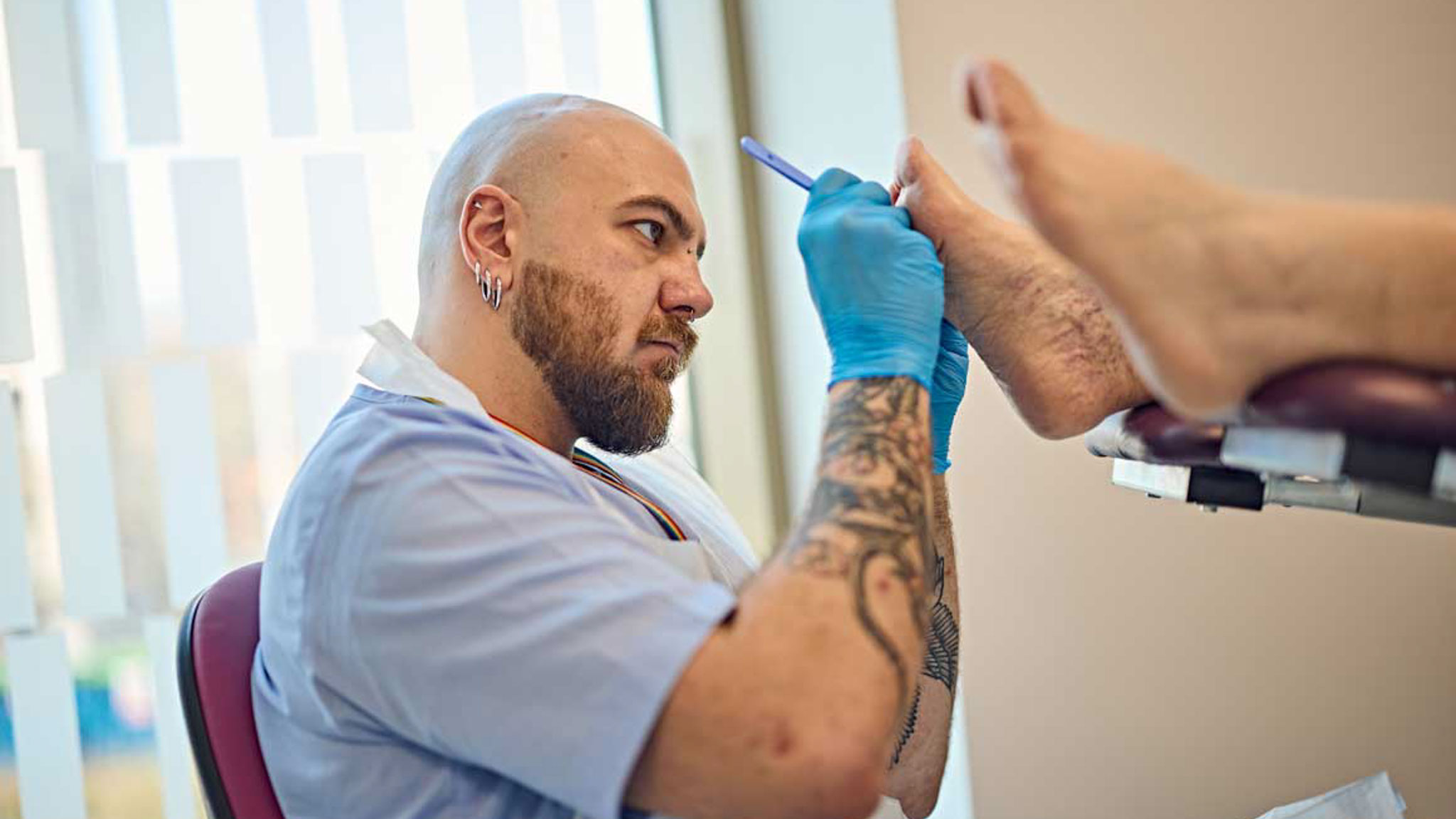 Podiatrists use expert skills to keep people moving and improve quality of life